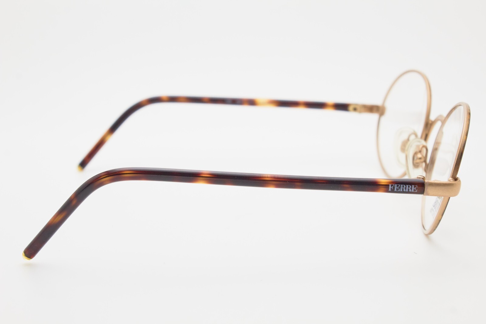 Vintage GIANFRANCO FERRE Slim Metal Oval Eyeglasses 90s | Office Siren Old Money