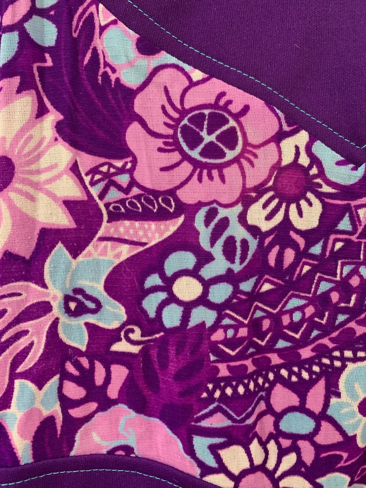 Clearance! XS S Mikey Jrs Mod Floral Deer Novelty Psychedelic Twiggy Mini Dress
