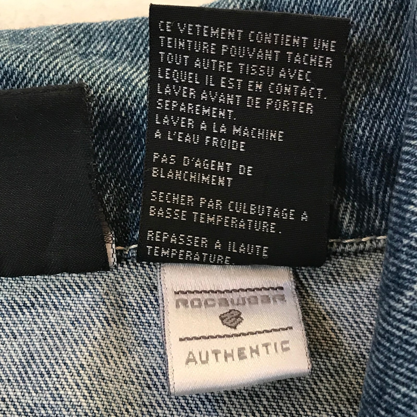 Roca Wear Blue 90s Denim Vintage Jacket Size 2XL ( RARE )