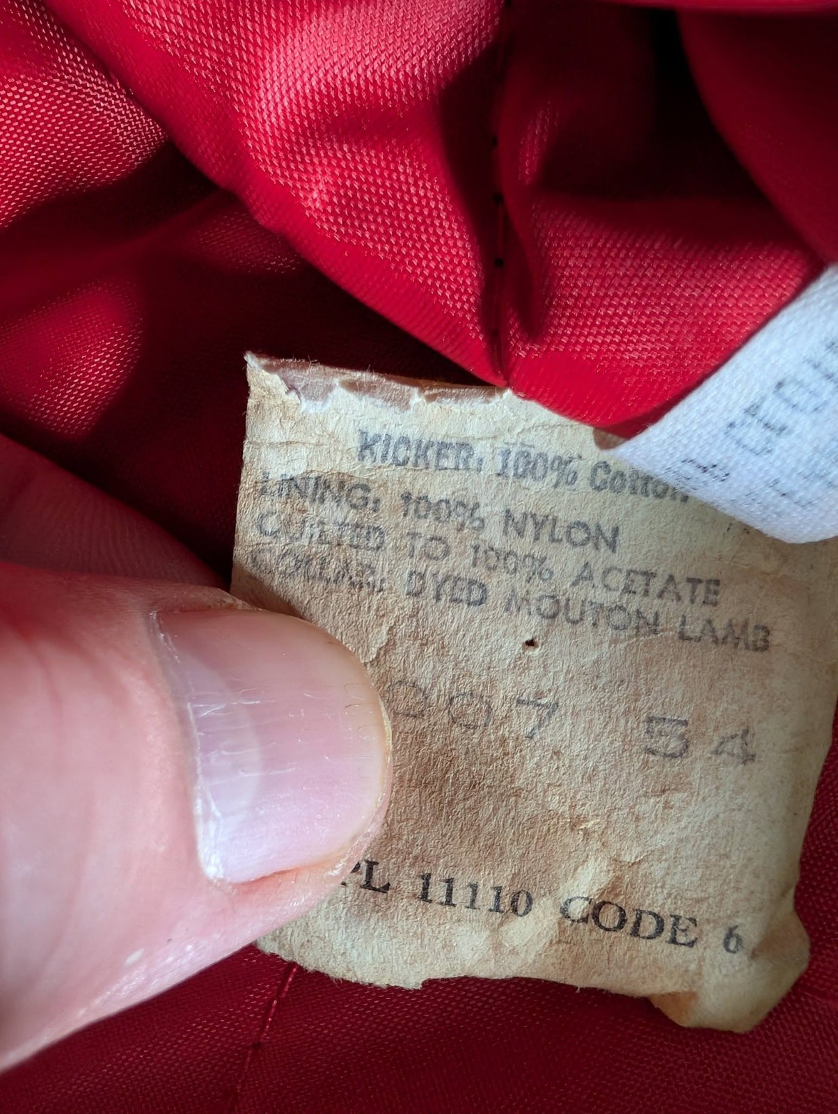 Vintage 1960’s Sears Oakbrook Black Leather Jacket Red Lining Size XL