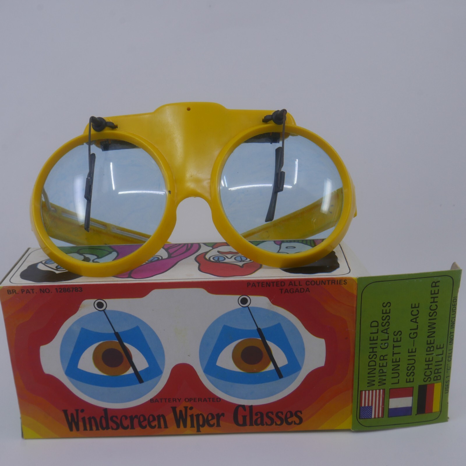 For Repair Vintage Windshield wiper glasses 70s gag novelty Elton John style