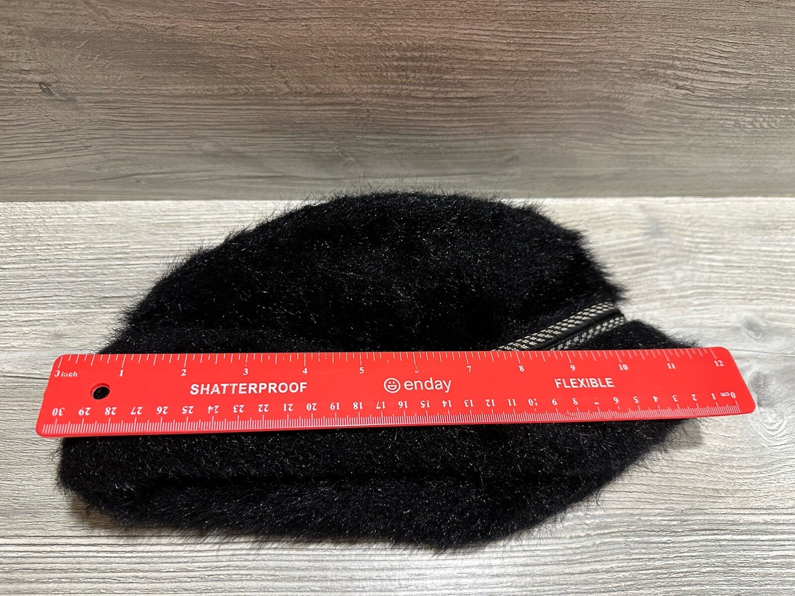 Vintage United Hatters Cap & Millinery Workers Union Black Faux Fur Hat *Medium*