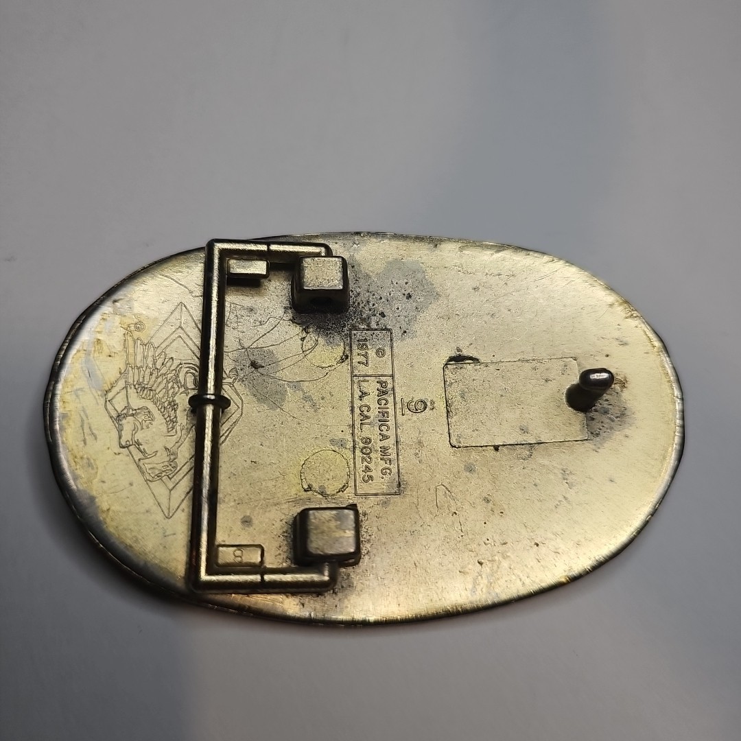 FLEETWOOD MAC belt buckle 1977 Pacific Mfg Vintage