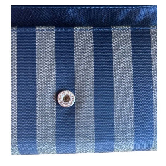 Vintage Wear Collection Striped Checkbook wallet