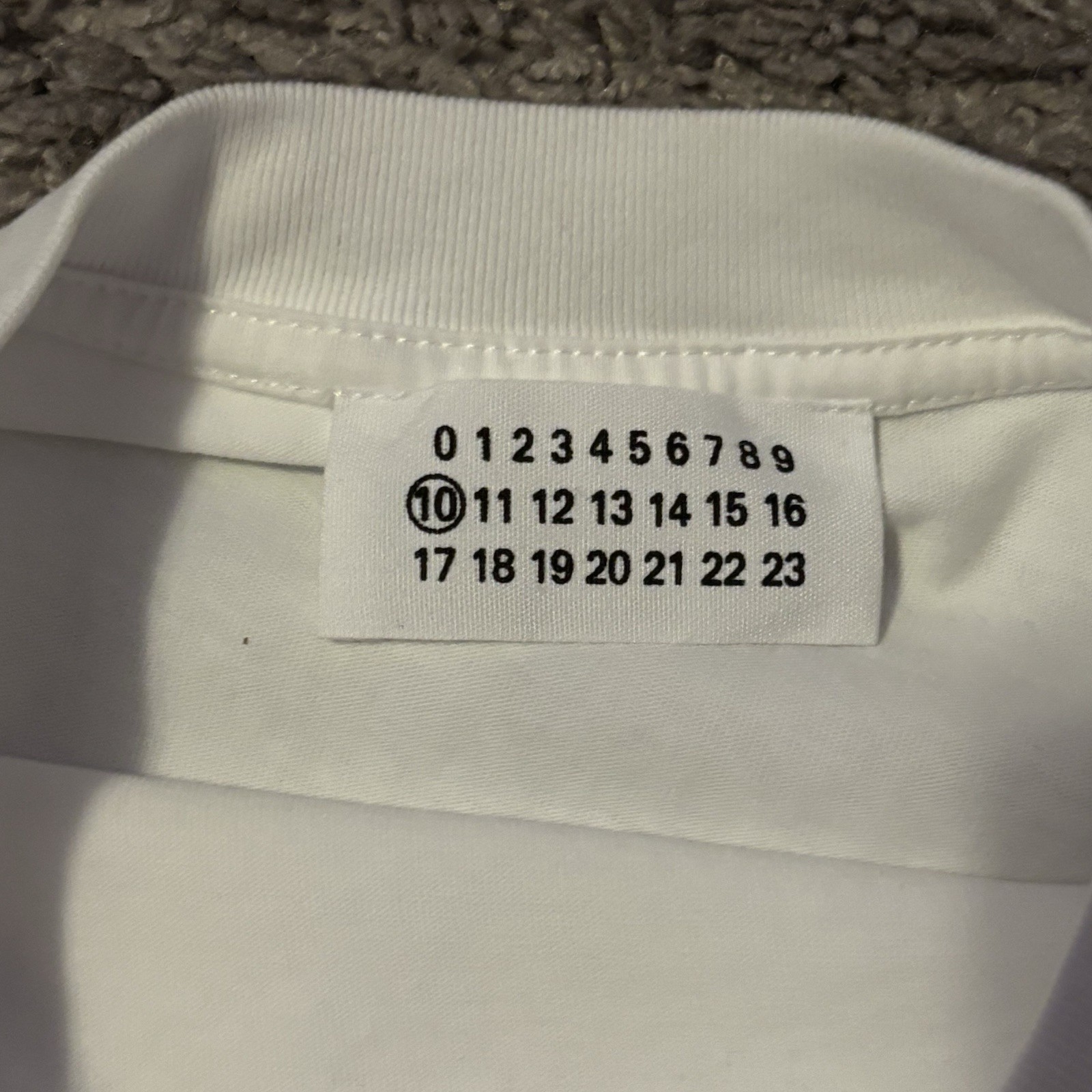 Rare Maison Margiela White Fitted Shirt