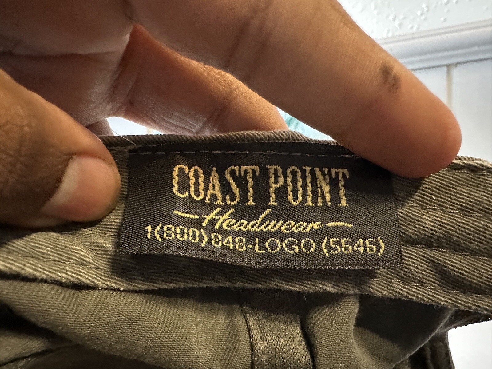 Vintage 1990s Coast Point Bobcat West Papé Group Company Gray Strapback Cap