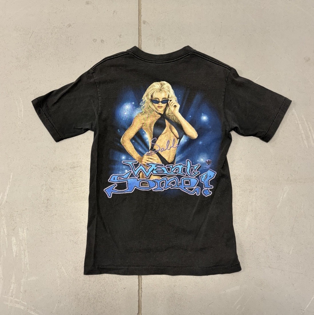 Vintage 90’s WWF Sable Wrestling Tee Shirt Single Stitch