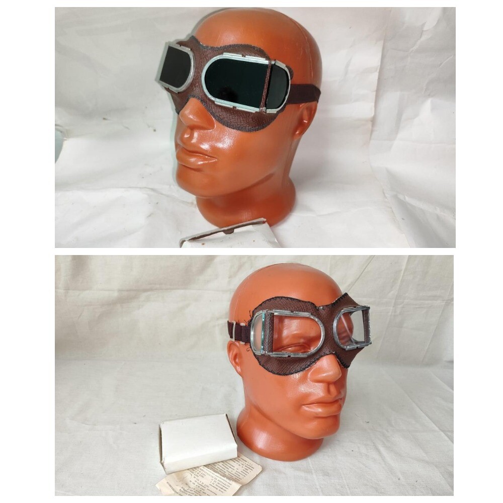Tankman Protection Vintage Russian Tanker Googles Soviet USSR Steampunk Glasses
