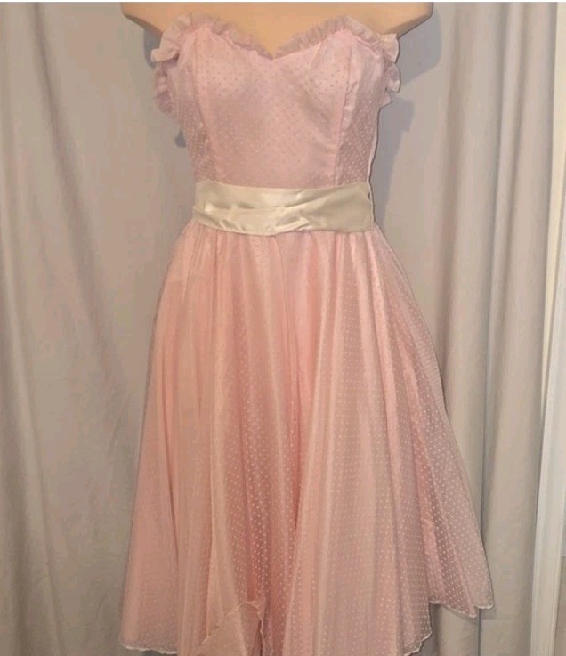 RARE Vintage 80’s Gunne Sax Dress Blush Pink, Pretty In Pink, Sandy From Grease