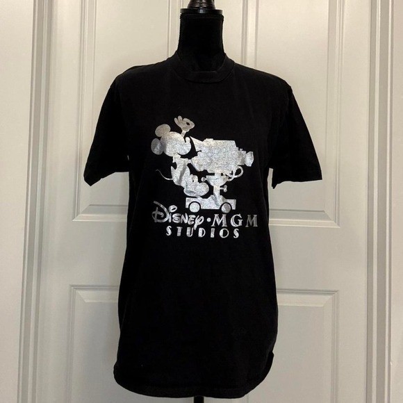 Rare Vintage Disney MGM Studios T-Shirt Mickey 80s 90s L