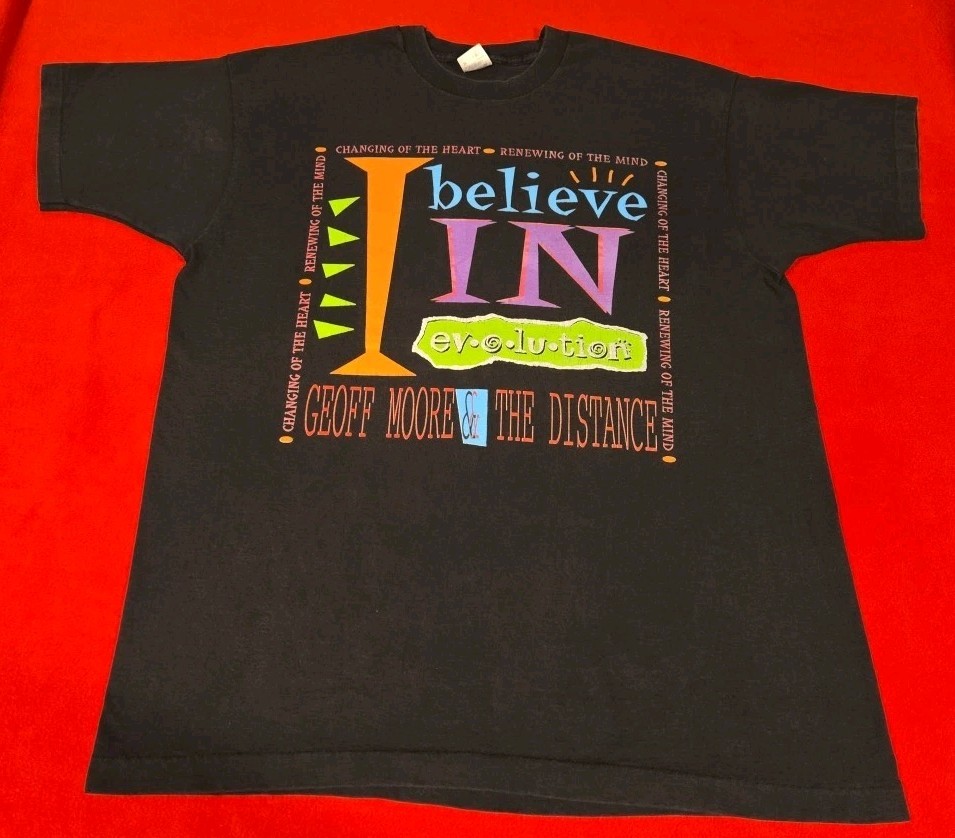 Vtg 1980-90’s Geoff Moore & The Distance Tour T-Shirt Rare Size XL Christian