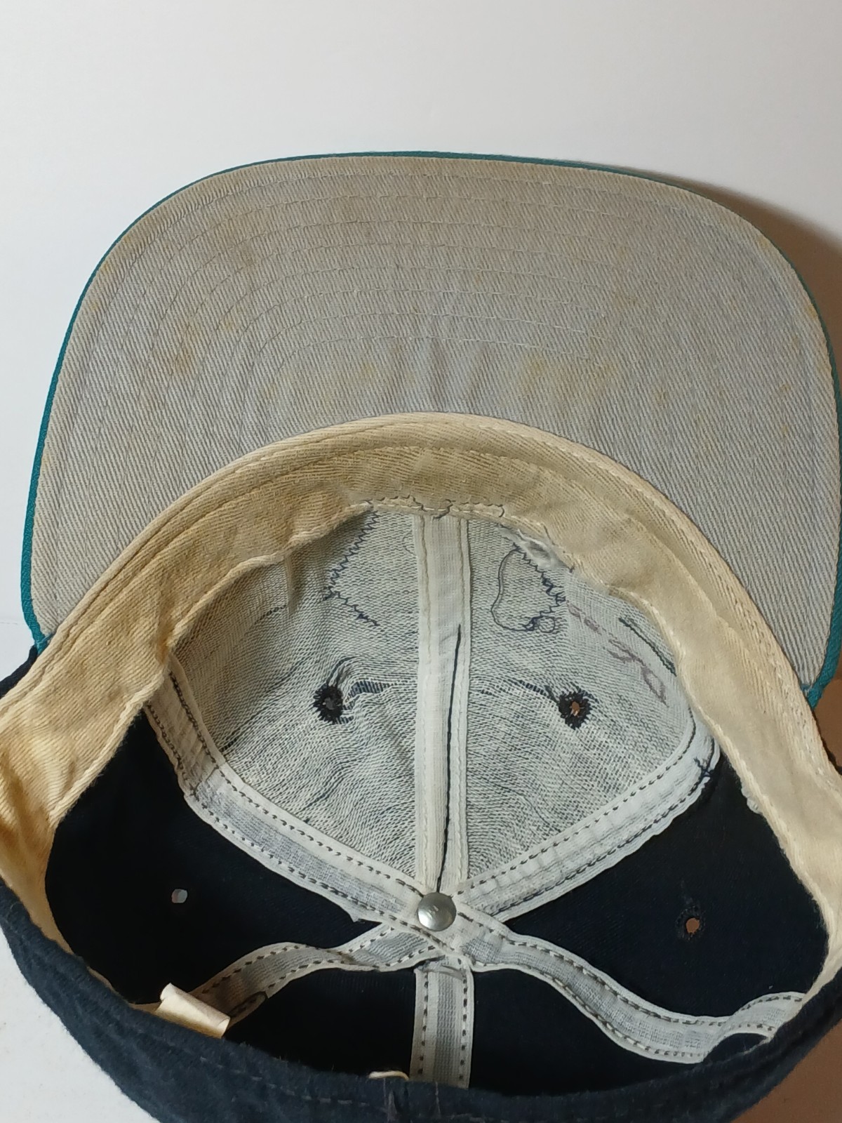 Size 7 1/4 1990s Vintage New Era Pro Model Hat Cap USA Logo Comic Super Hero ?