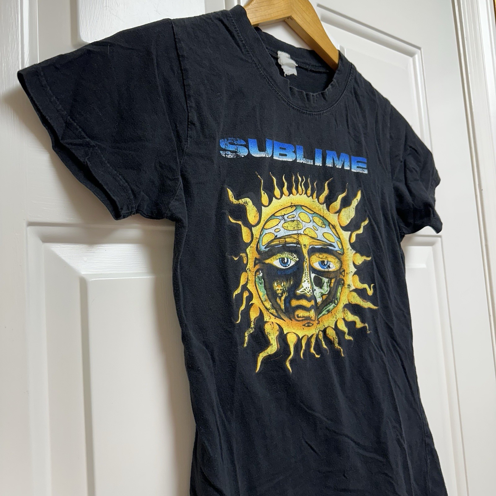 Vtg Sublime 40 Oz To Freedom Sun Logo Tee Shirt Black S 90s Y2K Band Tee RARE