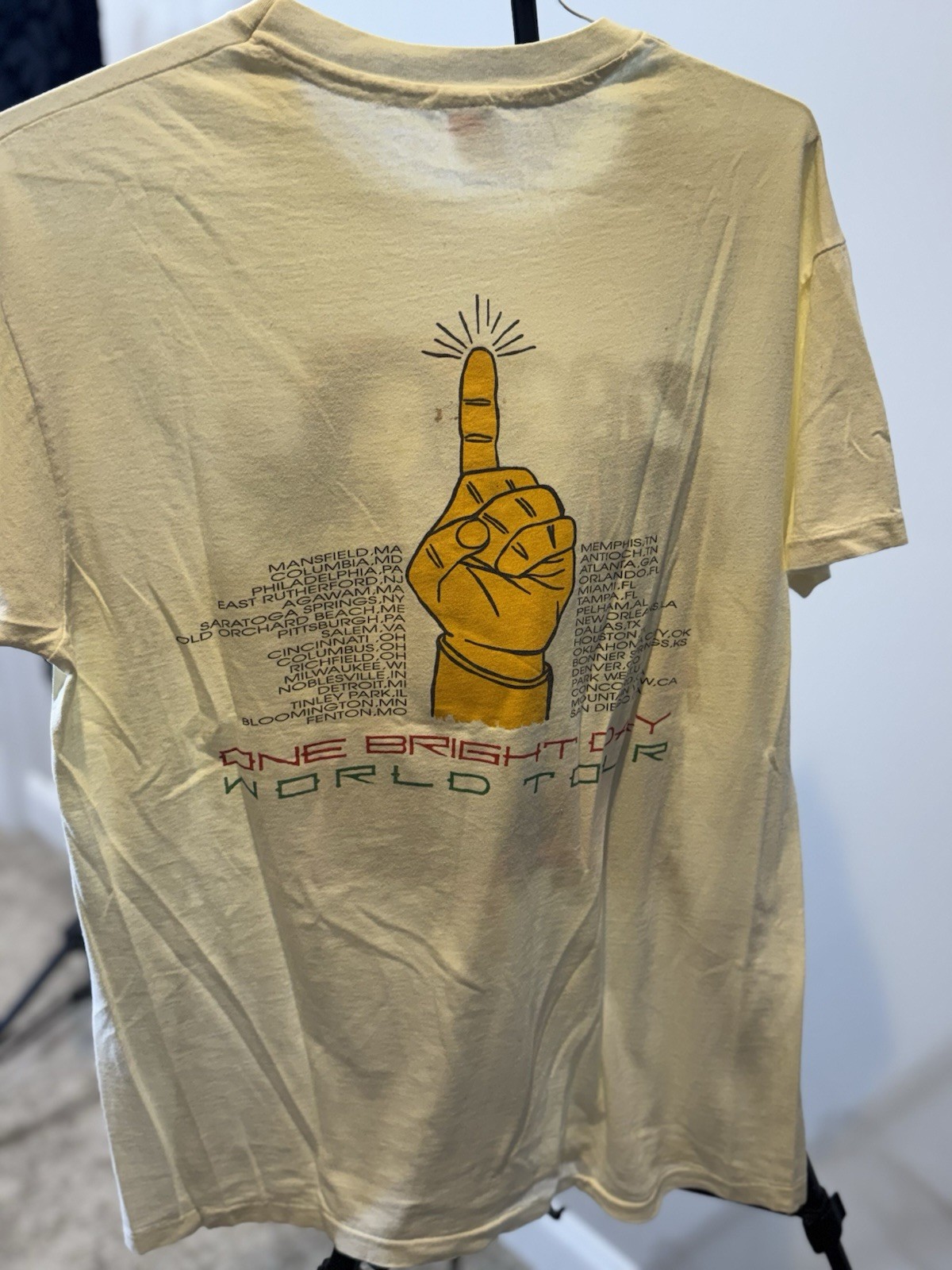 Vintage Reggae 1989 Ziggy Marley Melody Makers Size XL 22” X 28.5” Hanes Tag