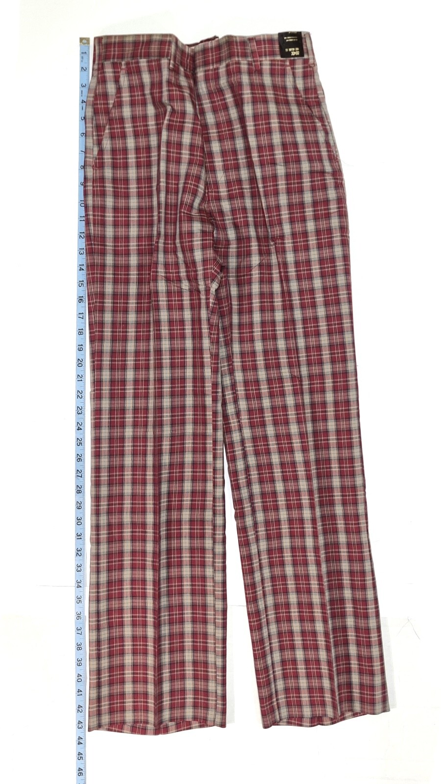 VINTAGE HAGAR PLAID COTTON BLEND GOLF PANTS NOS NWT UNWORN SIZE 32