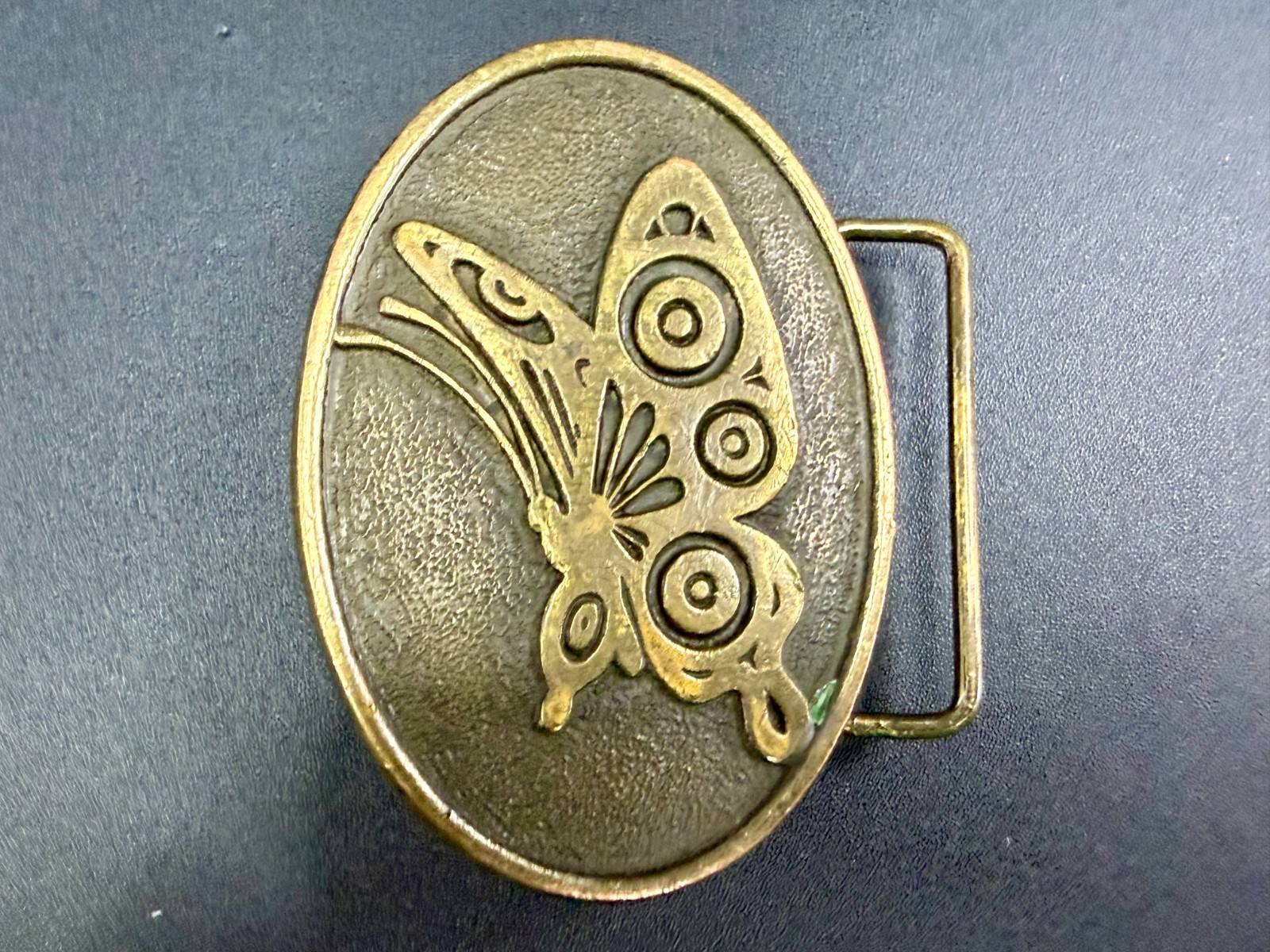 Butterfly Monarch Engraved Hippie Boho Vibe Cowgirl Belt Buckle by Adezy