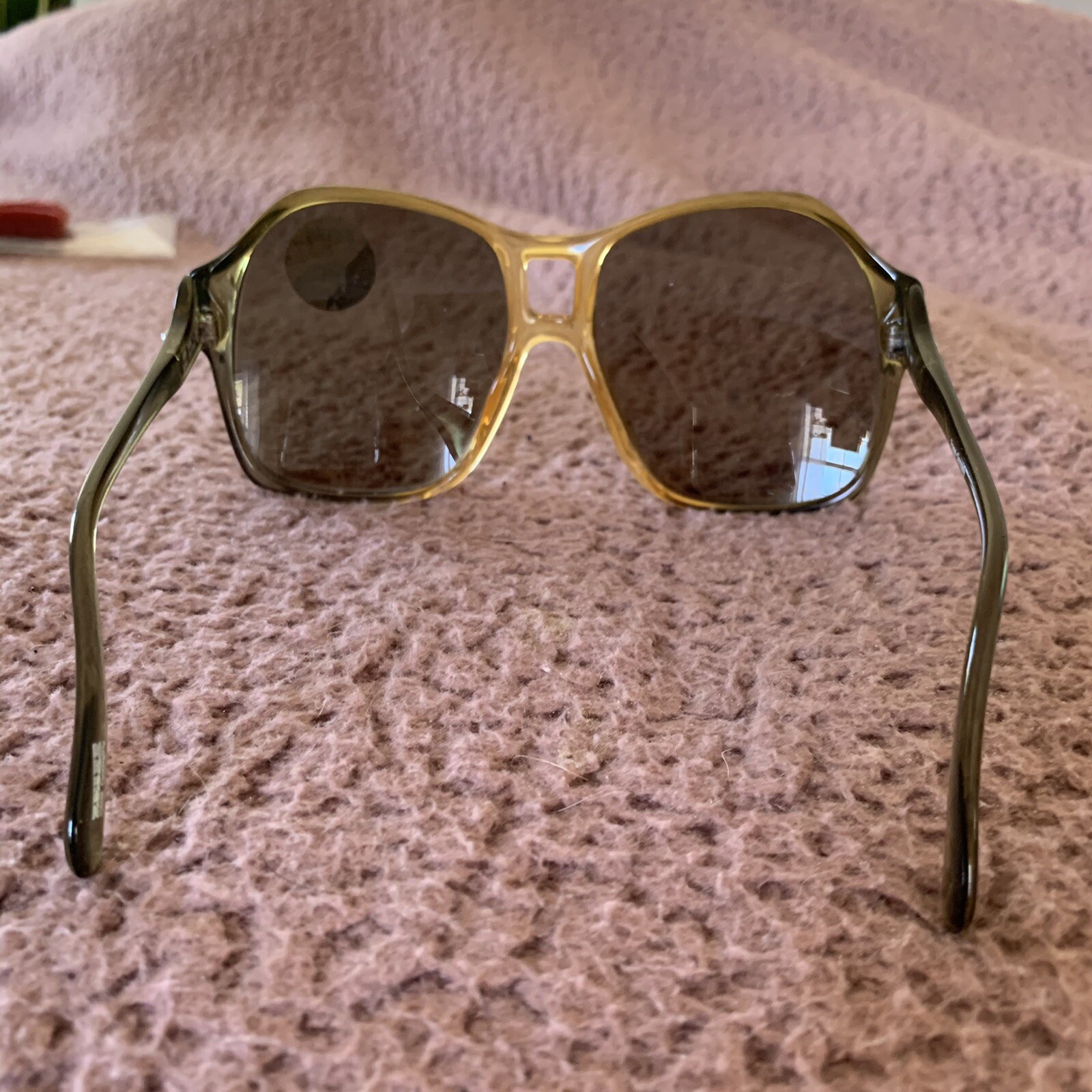 Vintage Zeiss Square Oversized Sunglasses (Plisse 689 AO8 8058) – New