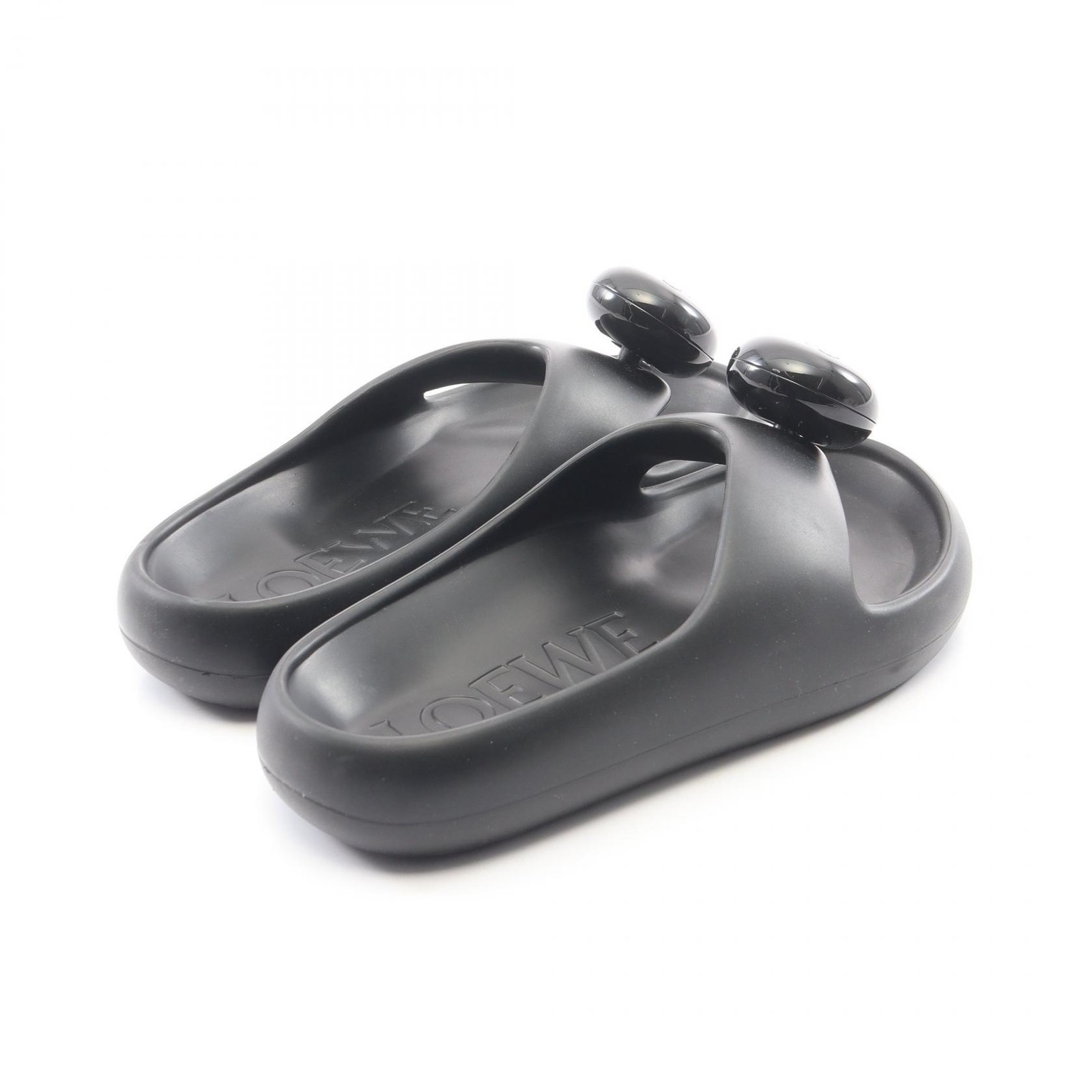 Loewe Foam Pebble Rubber Sandals – DUTY FREE
