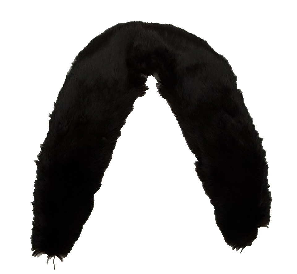 Vintage 14″ Dark Brown Mink Fur Collar