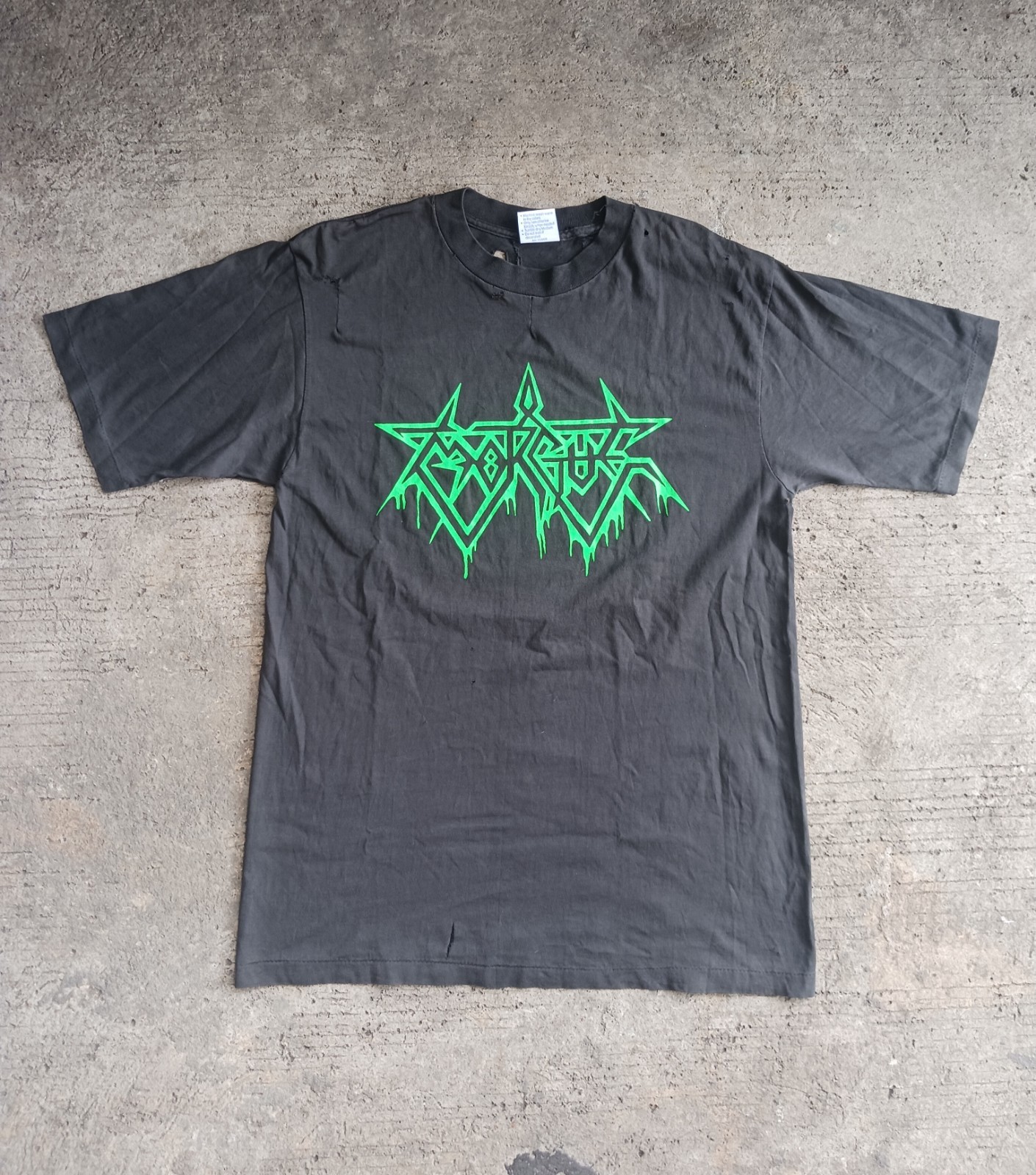 Vintage 90s Morgue Promo Eroded Thoughts Ameican Tour 1993 Oldschool T-Shirt L