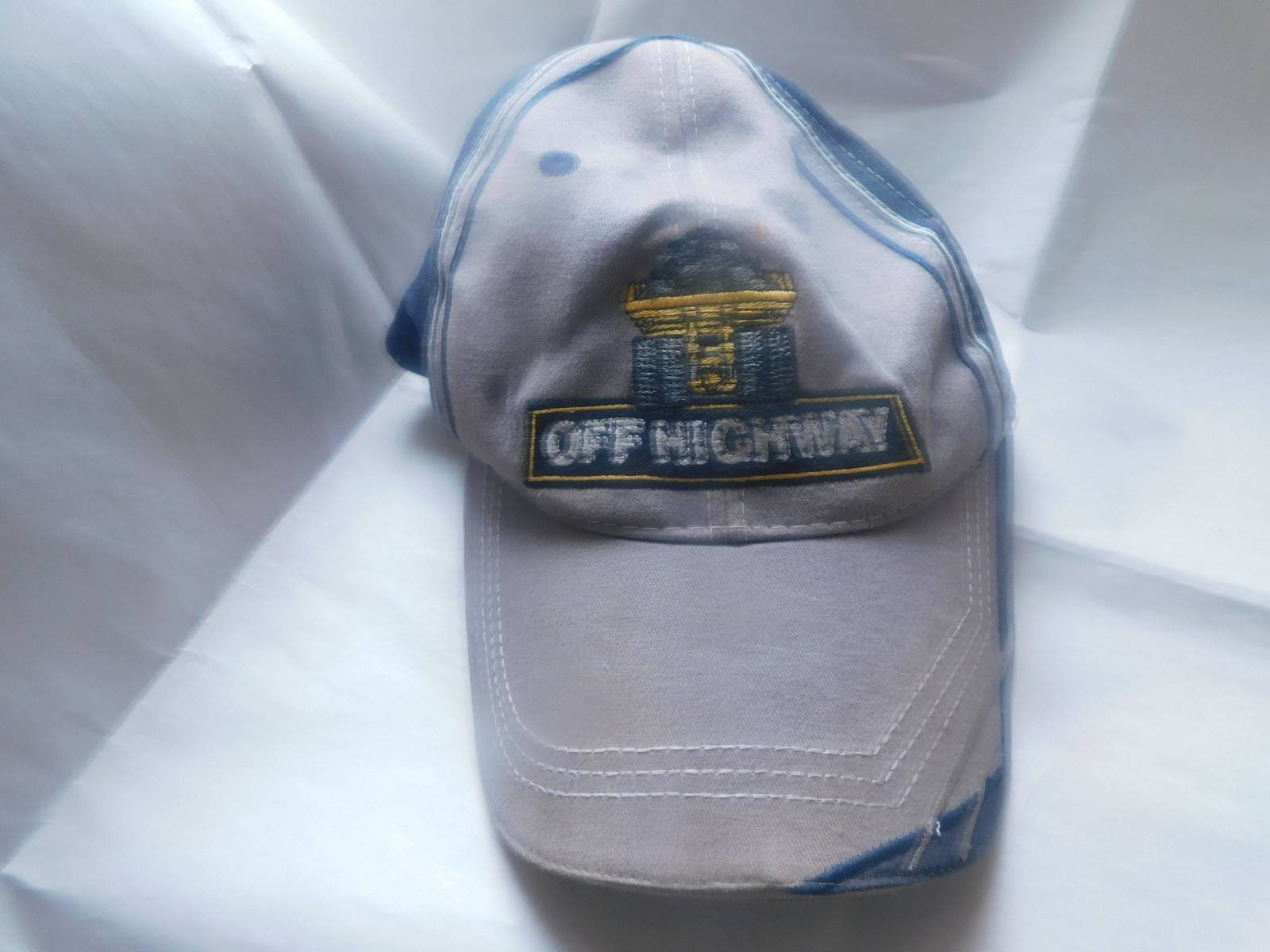 OFF HIGHWAY Construction Top Hat Cap Felt Cotton by Hit Wear