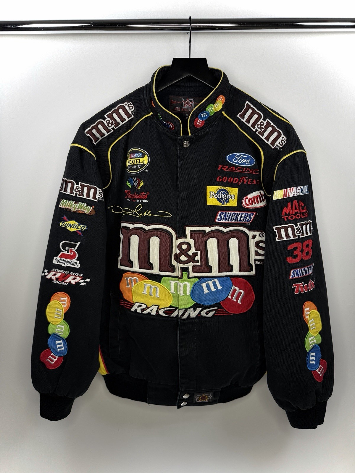 Vintage Jeff Hamilton M&M Nascar Racing Jacket