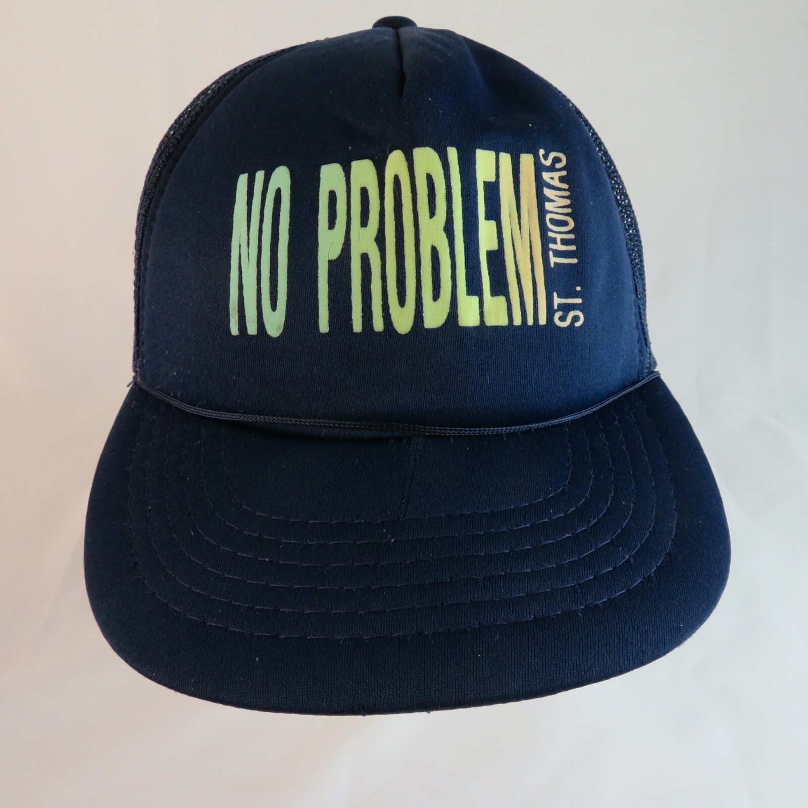 Vintage Snapback Mesh Souvenir Novelty Hat Cap – St. Thomas No Problem