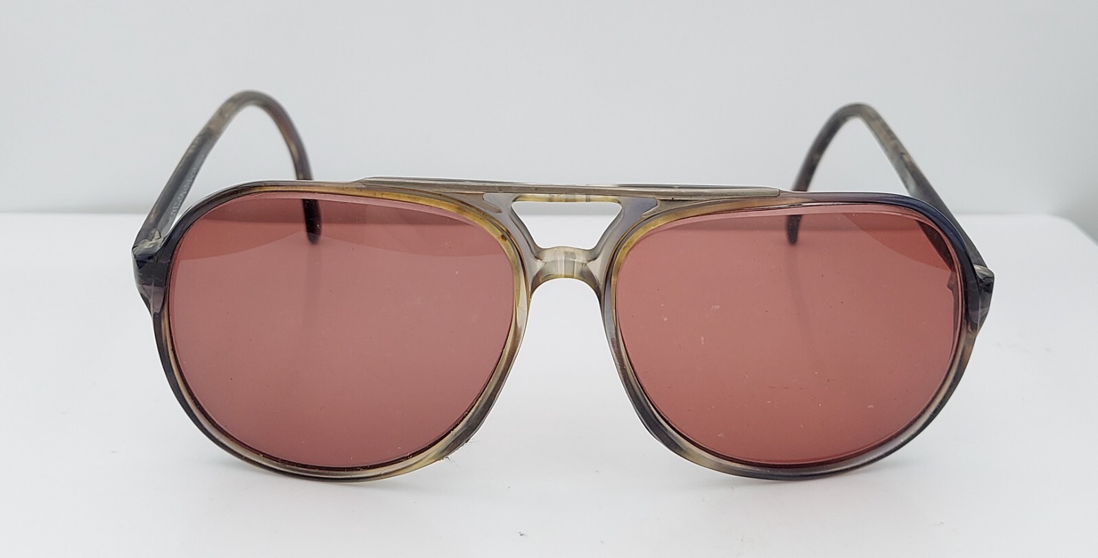 Vintage Wimbeldon Eyewear Image-4 Gray Pilot Sunglasses FRAMES ONLY