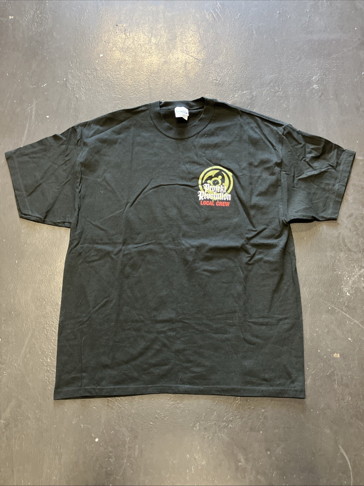 Vintage Y2K 2007 Linkin Park Projekt Revolution Tour Local Crew Shirt Metal XL