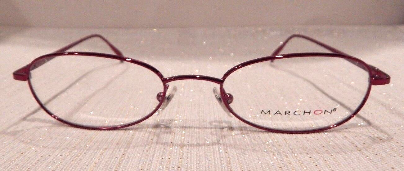 5 pc. MARCHON M552AL Ruby (612) 49/18 Eyeglass Frame Lot New Old Stock #174