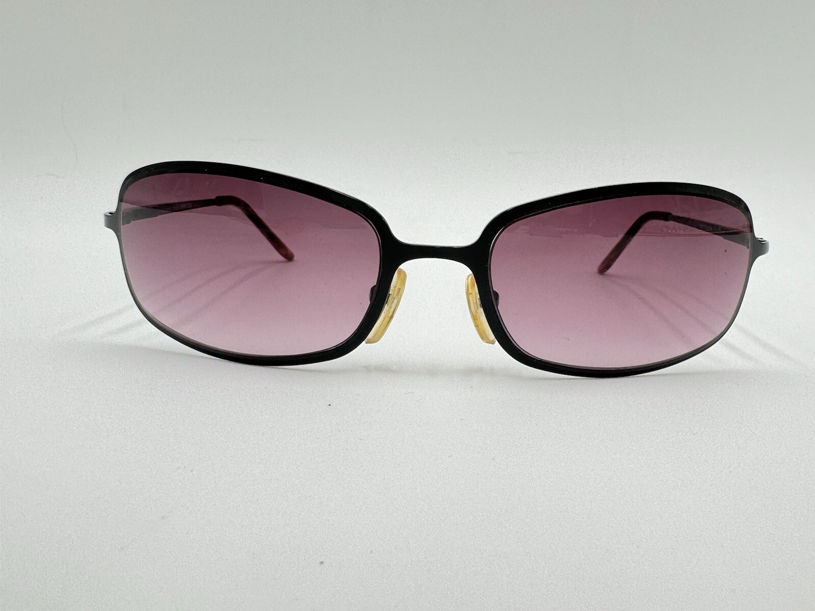 Personal Optics Sunglasses Dark Purple Lenses Black Metal Frame DP#17205 Great