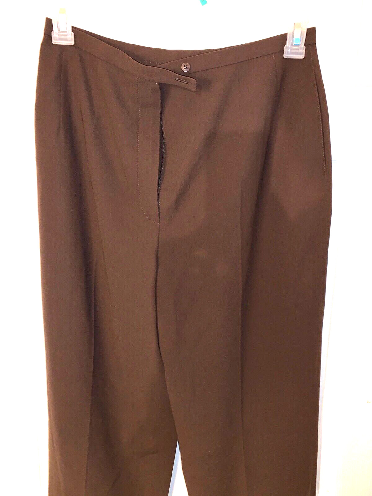 WP03-harve Bernard VINTAGE90s BROWN,HIwaist Womens Pants 30×34 14Tall