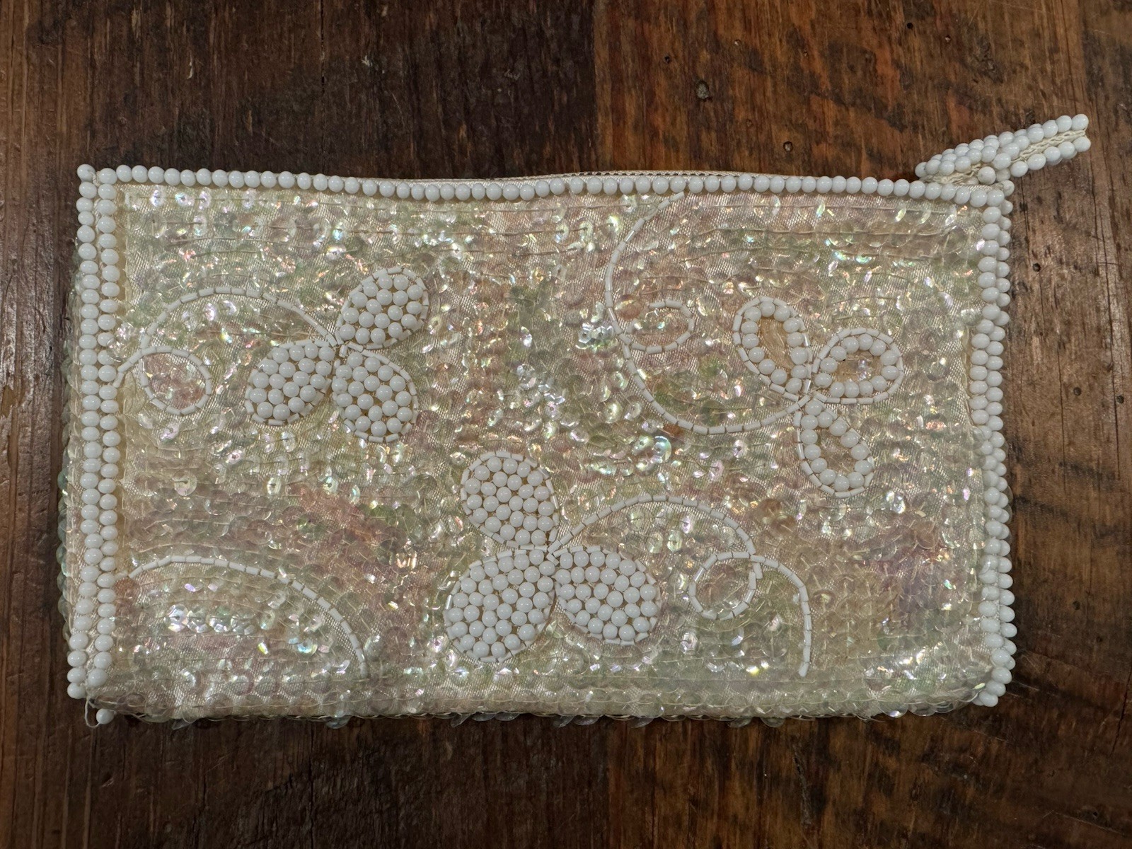 Vintage La Royale Made In Japan Of American Sequins Clutch Purse