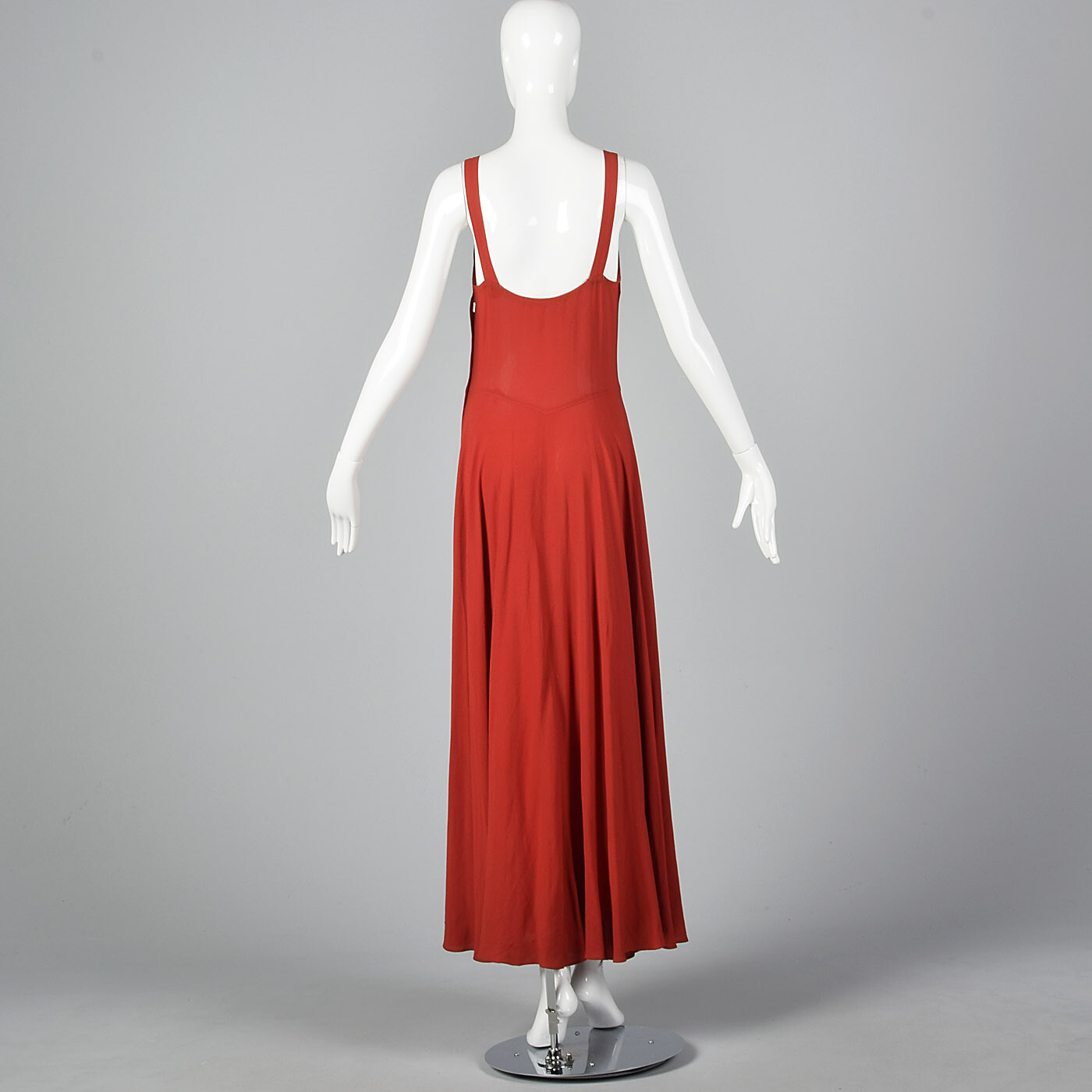 1940s Formal Evening Dress Sequin Jacket Set Red Rayon Crepe Gown Old Hollywood