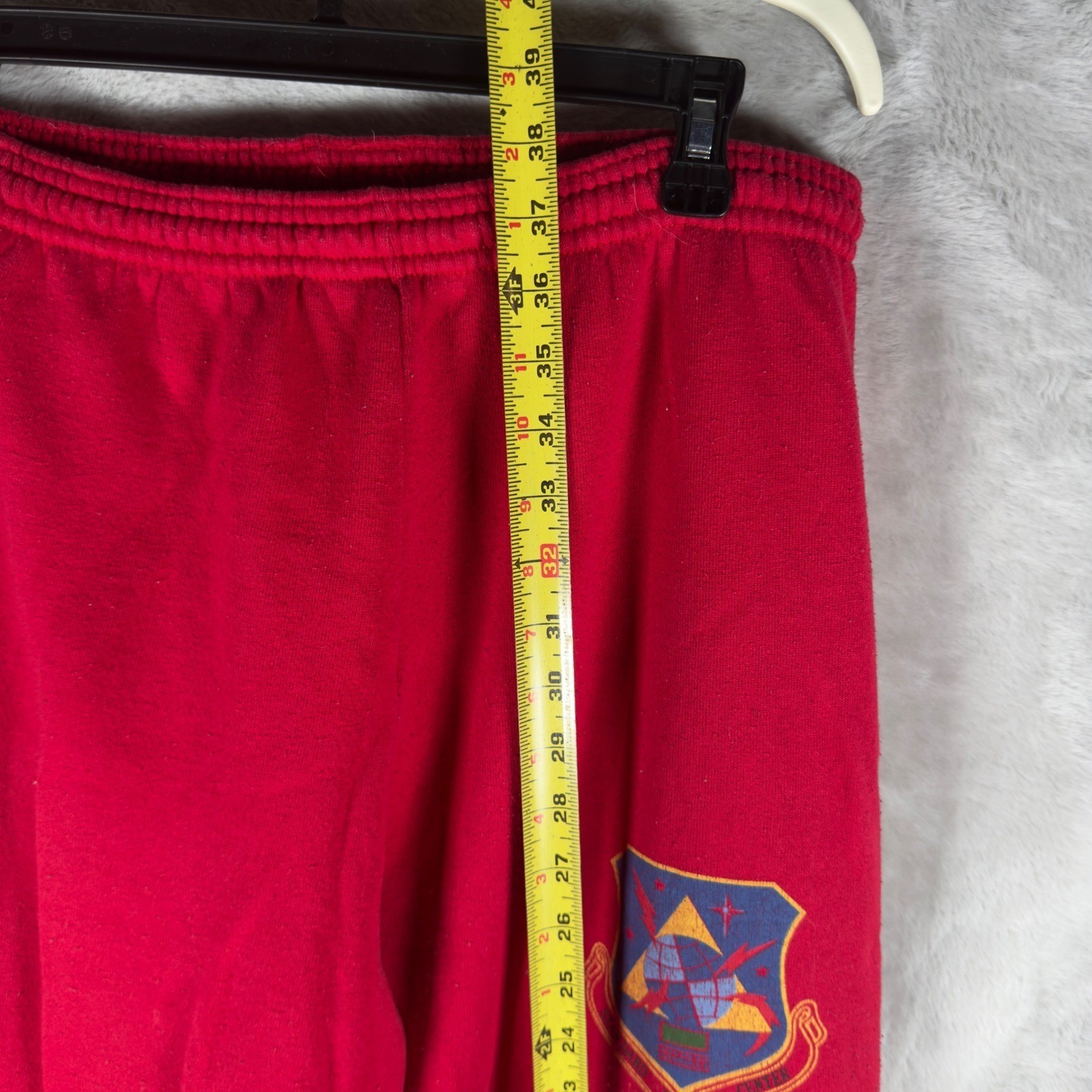Vintage Lee Red Heavyweight Sweatpants Standard Systems Mens Large Made in USA