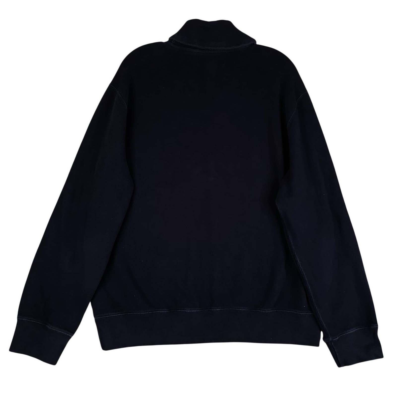 Polo Ralph Lauren Men’s Shawl Collar Sweater Terry Knit Sweatshirt Navy Blue