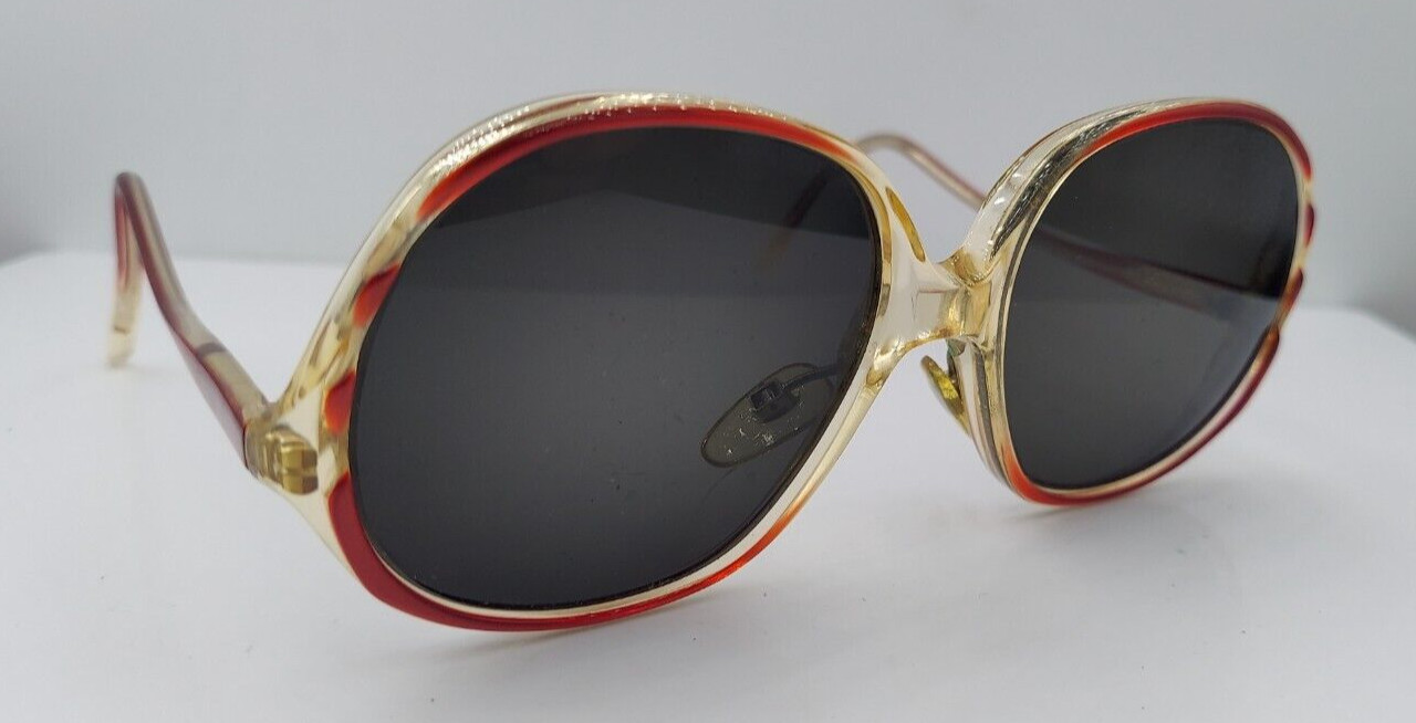 Vintage Starline Design 1104 Burgundy Oval Butterfly Sunglasses FRAMES ONLY