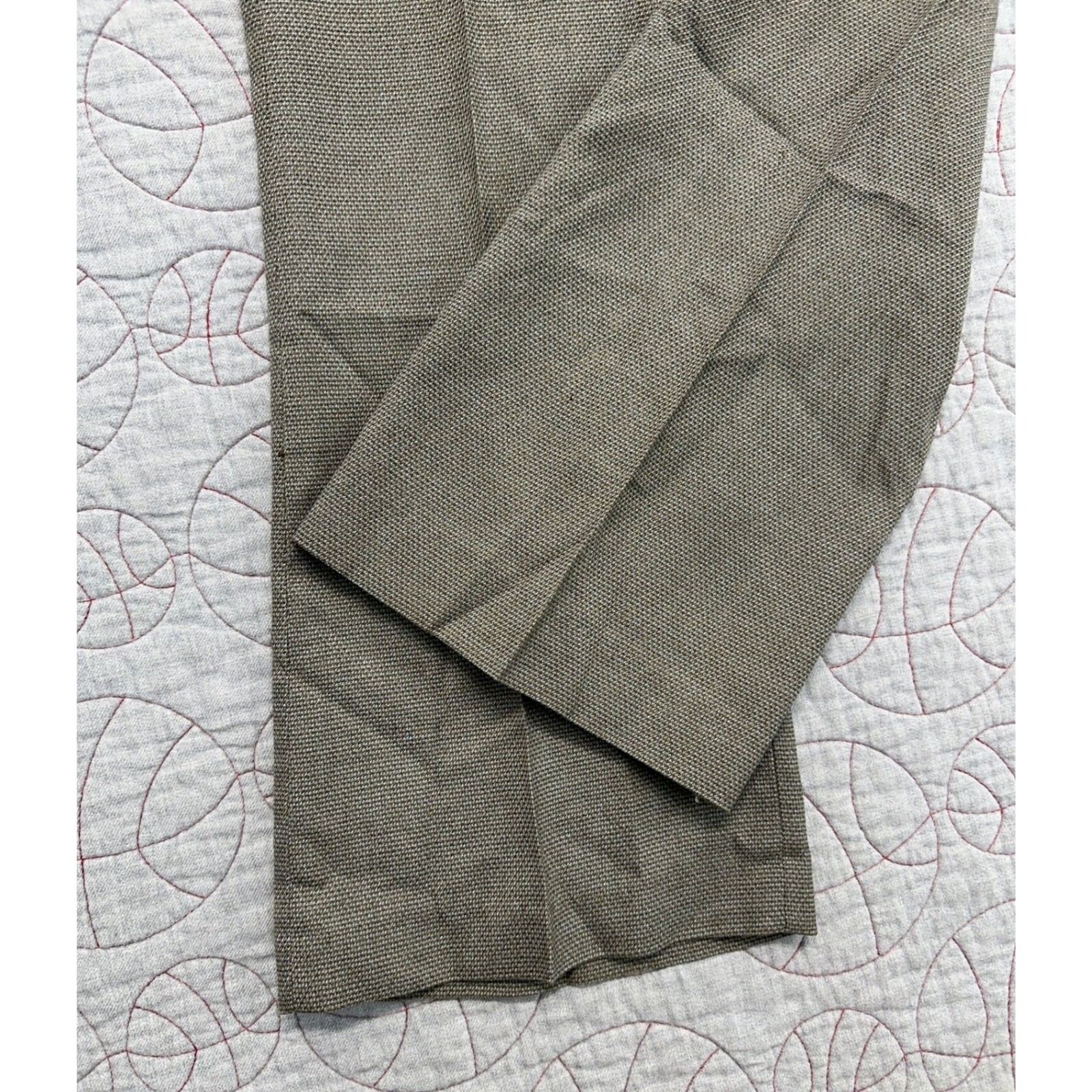 1970’s VTG Levis Slacks Tan Birdseye Sta-Prest Straight Flare / Young Mens 28×29