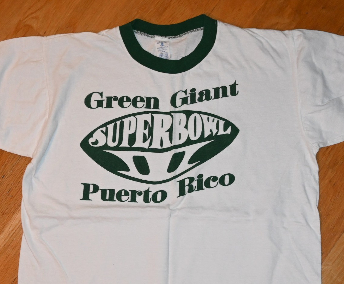 *1977 ROCK SUPERBOWL* vtg concert shirt M/L Kansas J. Geils Band Peter Frampton