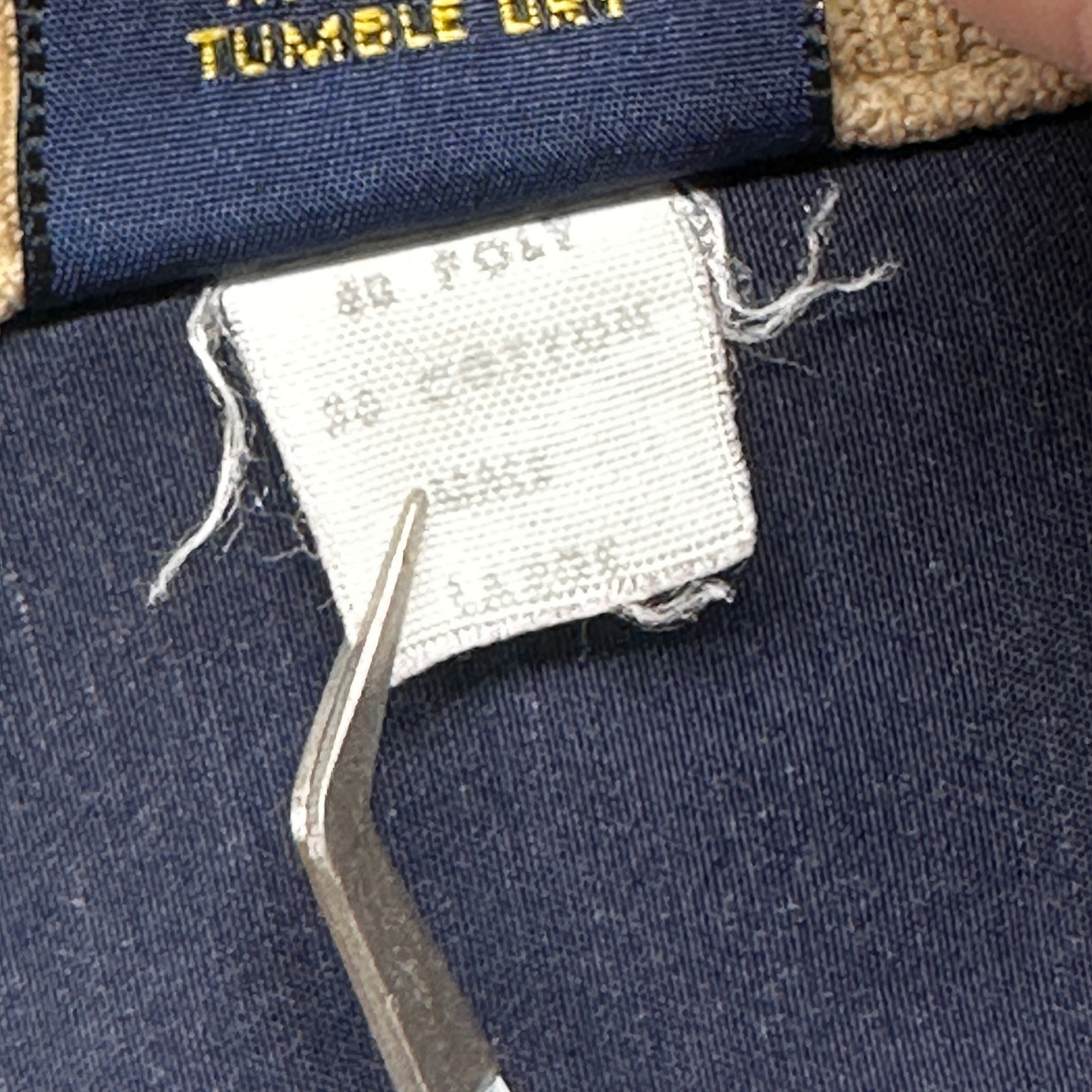 Vintage Cannondale Jacket Mens Large USA Navy Tan Quarter Zip Anorak Cycling