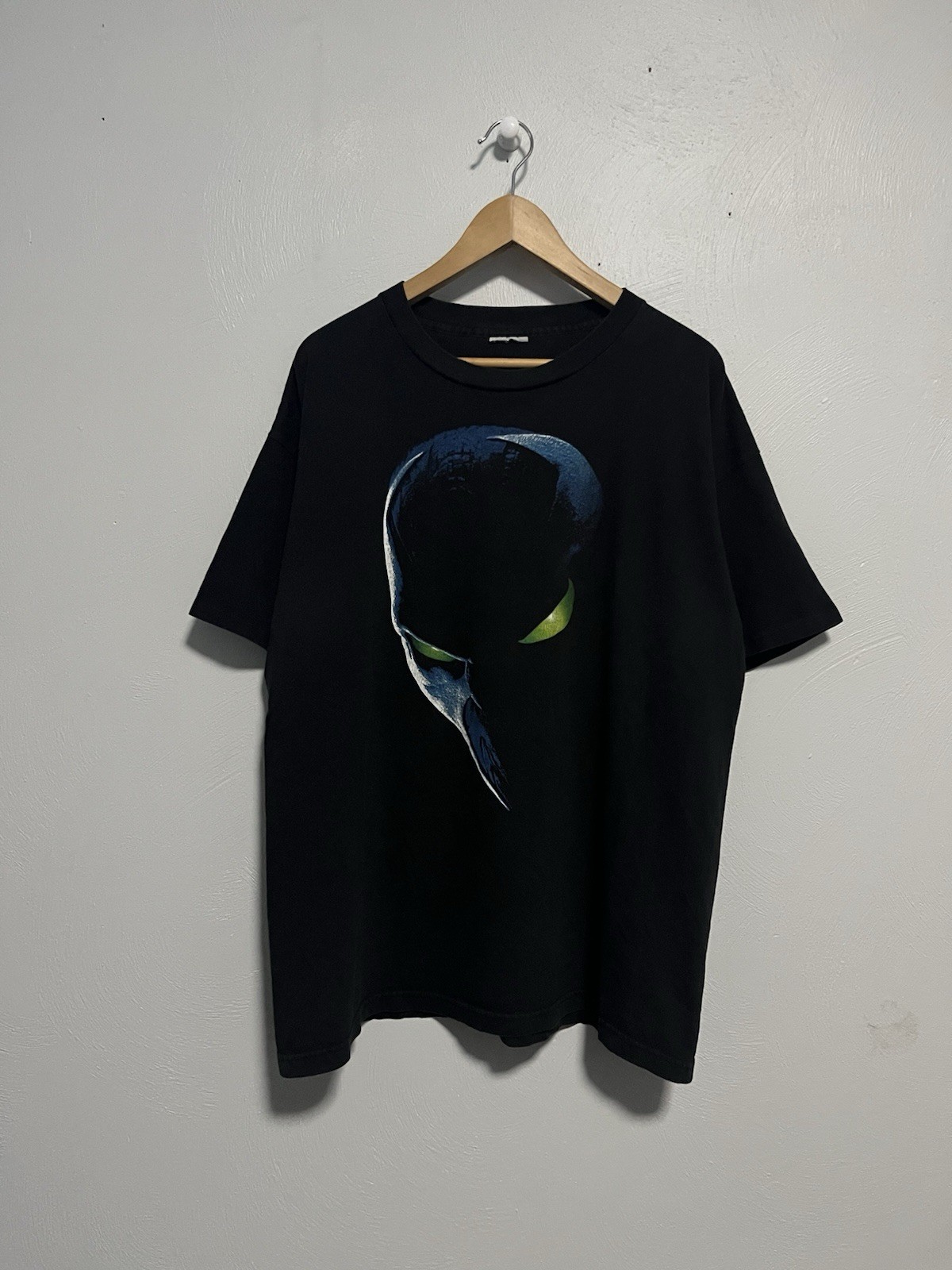 1997 black **rare** Spawn comic book movie promo single stitched shirt XL 24×30