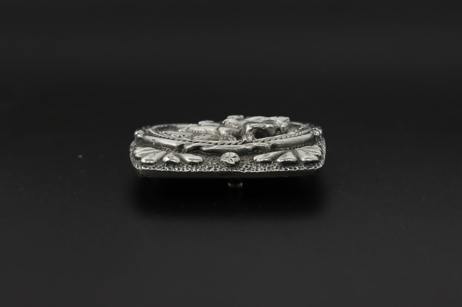 Wild Mustangs Vintage Pewter Belt Buckle EGE #56567