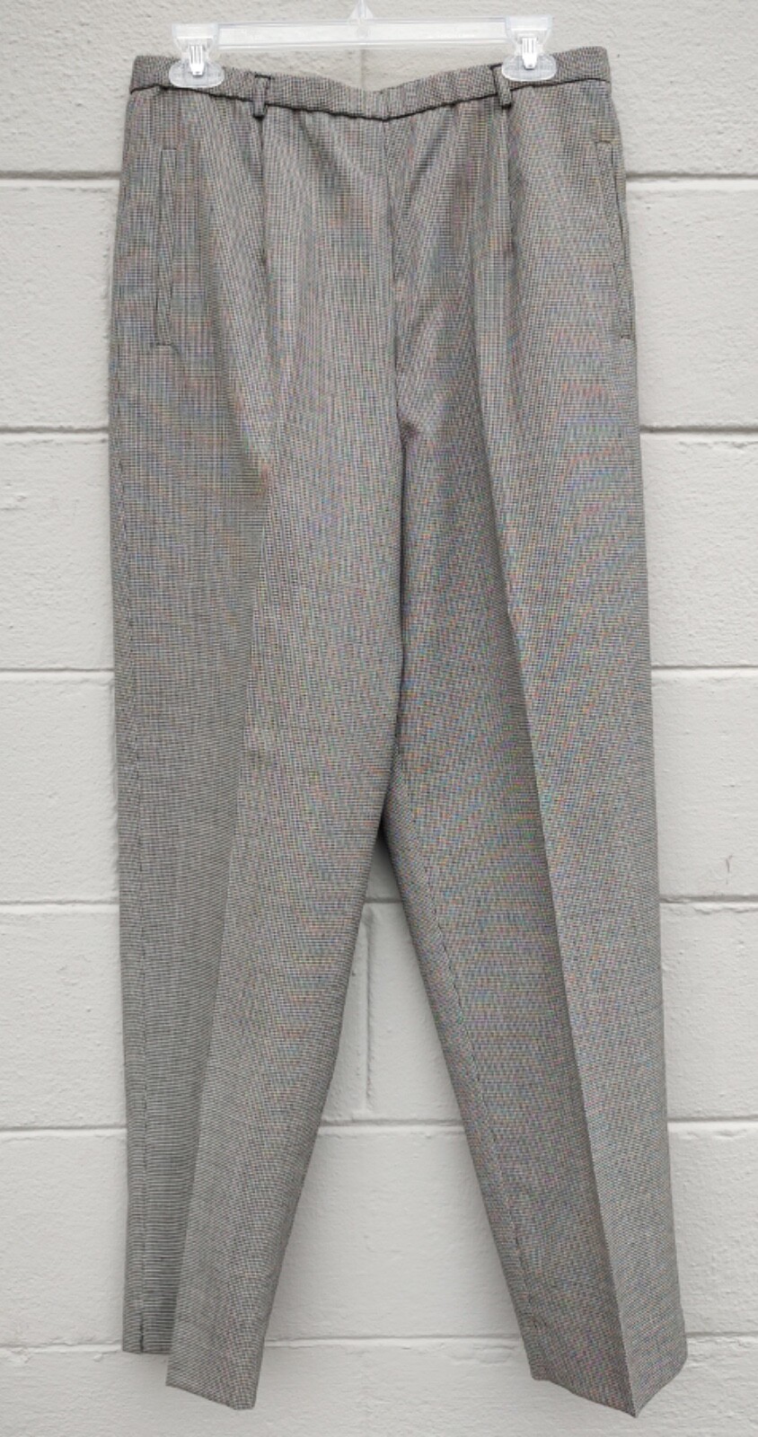 Pendelton Houndstooth Check Fully lined Flat Front Pants SZ 14 NWT