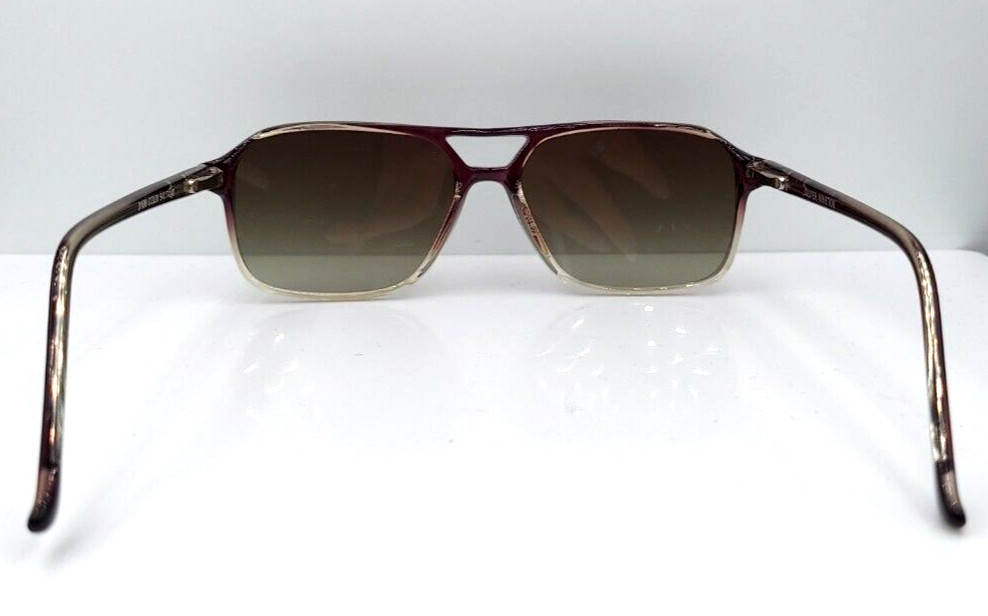 Vintage Oliver Winston OW98 Brown Pilot Sunglasses Italy W/NEW LENSES!