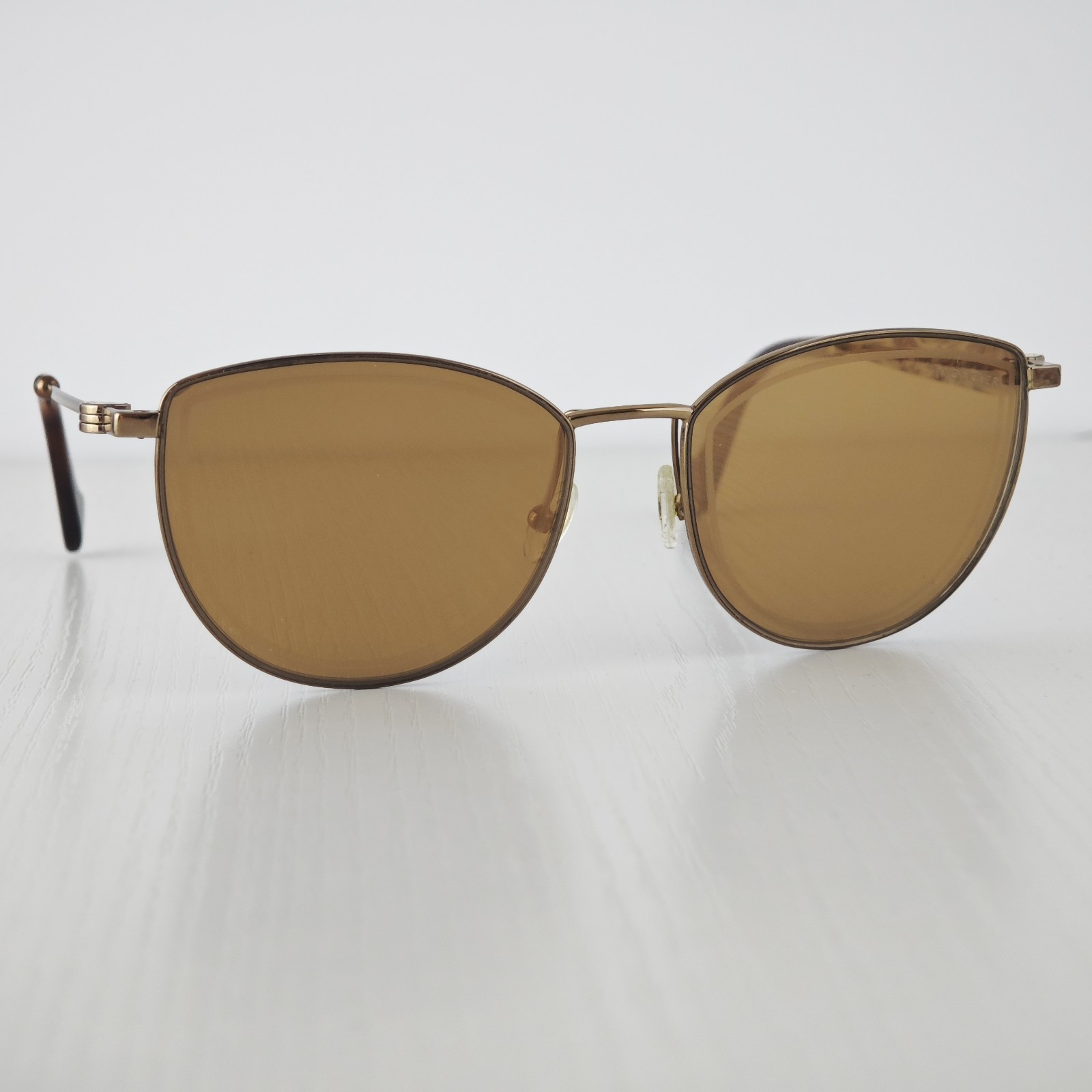 MONCLER ML 0085 34G METAL OVAL SUNGLASSES ITALY 56/17 #667. SUNGLASSES