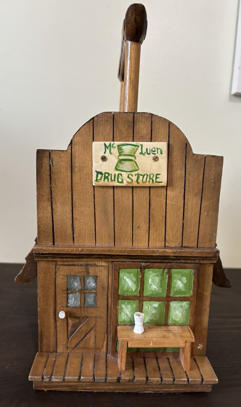 Vintage Maurice Batson Gatlinburg Folk Art Wooden House Purse – McLeun Drug Stor