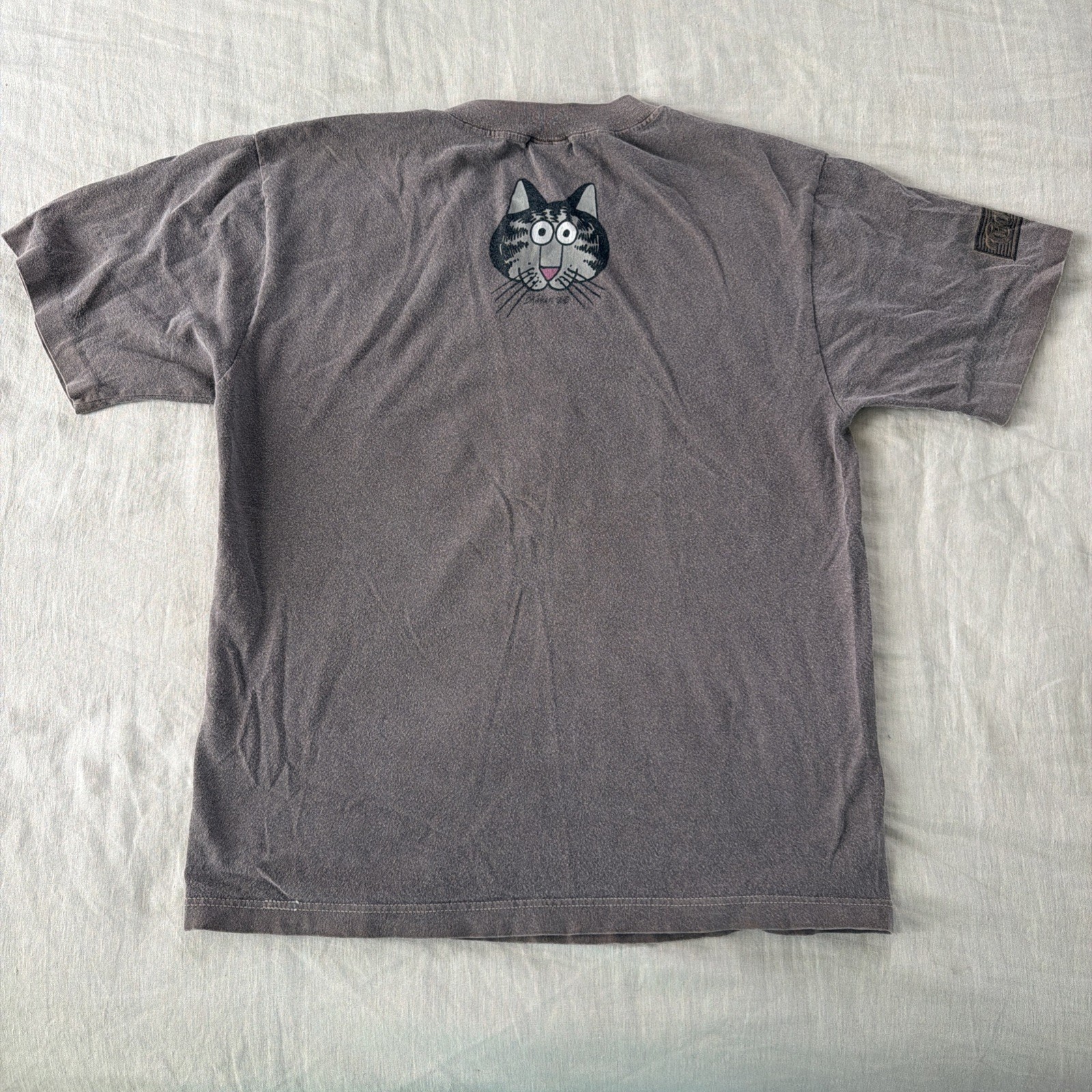 Vintage B. Kliban Crazy Shirts Cat Art T-Shirt Hawaii Ice Cream Women’s Size S