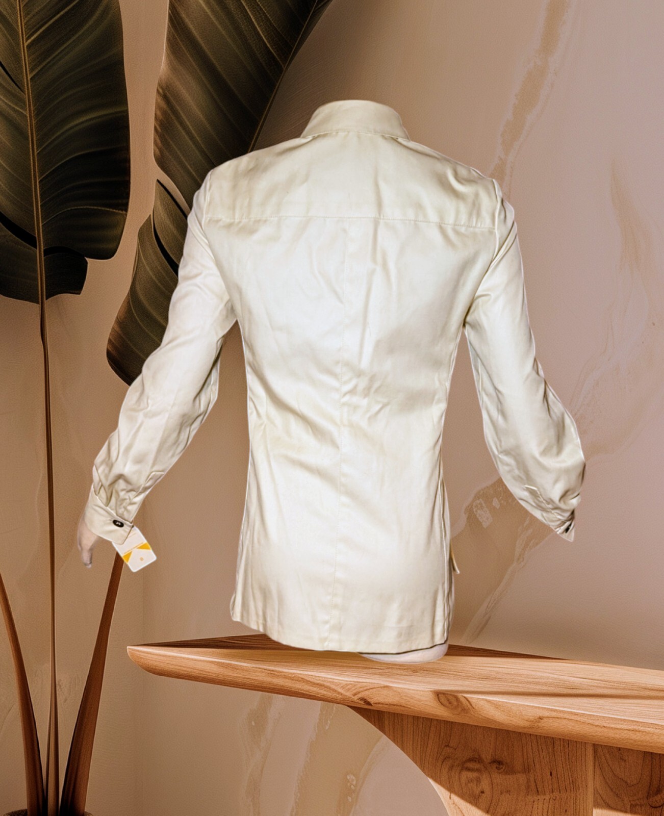VTG 80s CHESTER SMITH 10 Pocket IVORY Button Up Shirt Jacket SHACKET Women’s 8