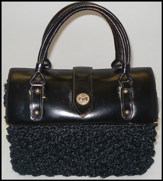 VINTAGE TANO RAFFIA STRAW PURSE
