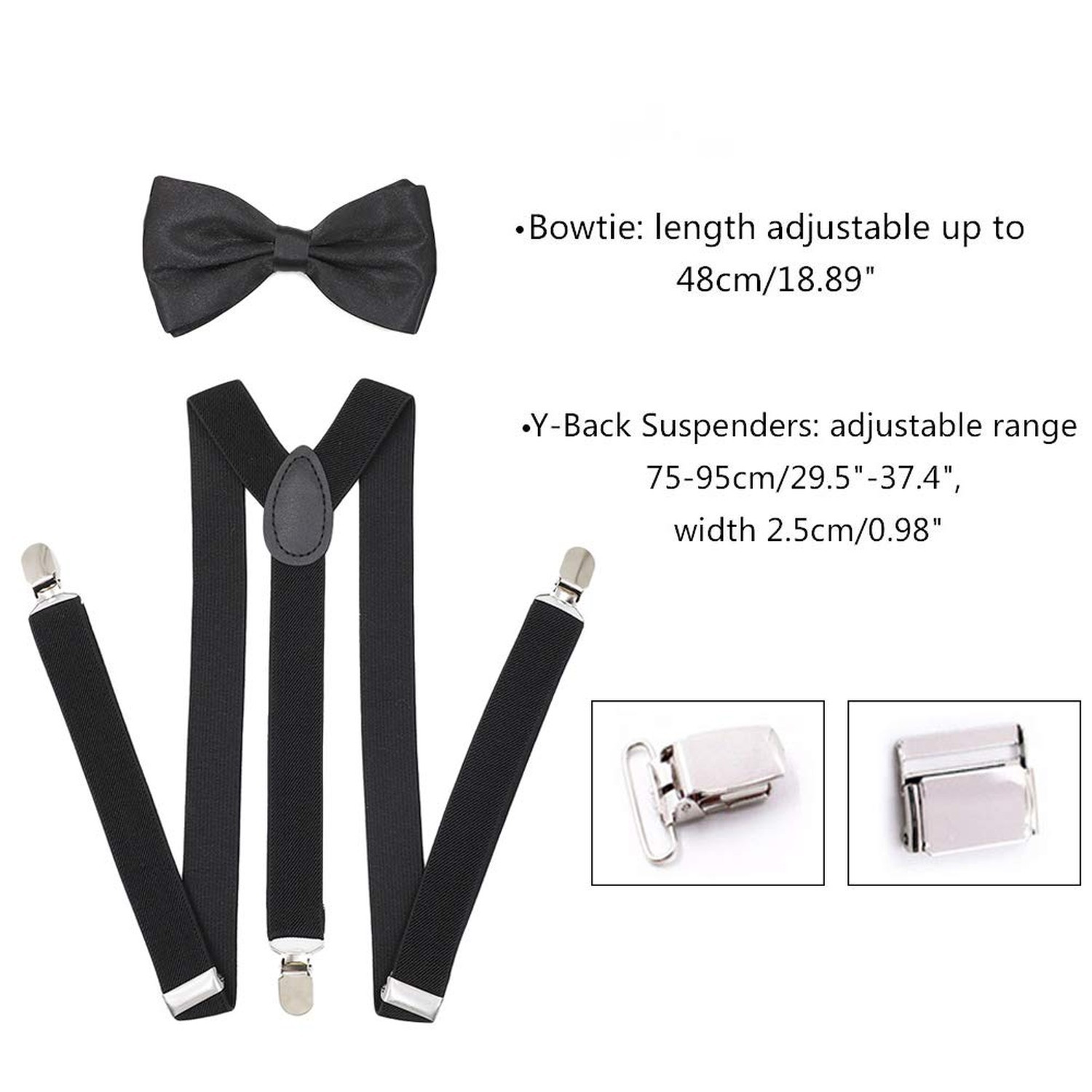 1920S Mens Great Gatsby Accessories Set Roaring 20s 30s Retro Gangster Costume